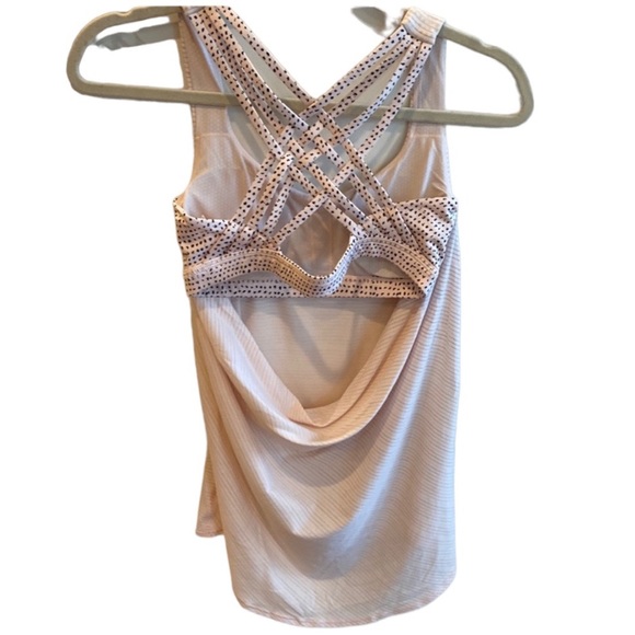 Lululemon Wild Tank Heathered Parfait Pink / Speckle Dot Parfait Pink Black - Picture 5 of 10